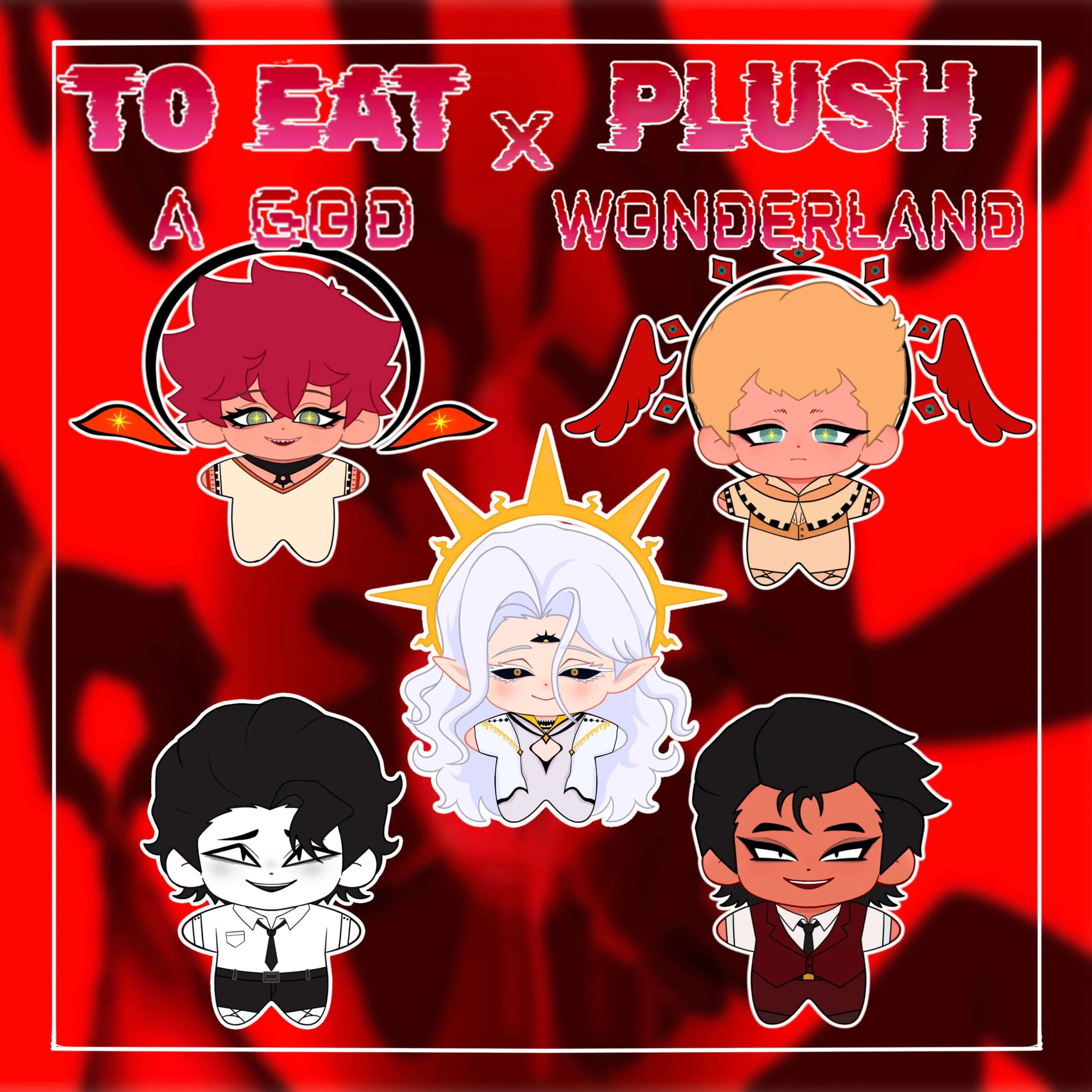 【PRESALE】【Authorized】PLUSH WONDERLAND To Eat A God Nulla/Unum/Septem/Neo/Musae Plushie 10CM Doll Pendant Keychain