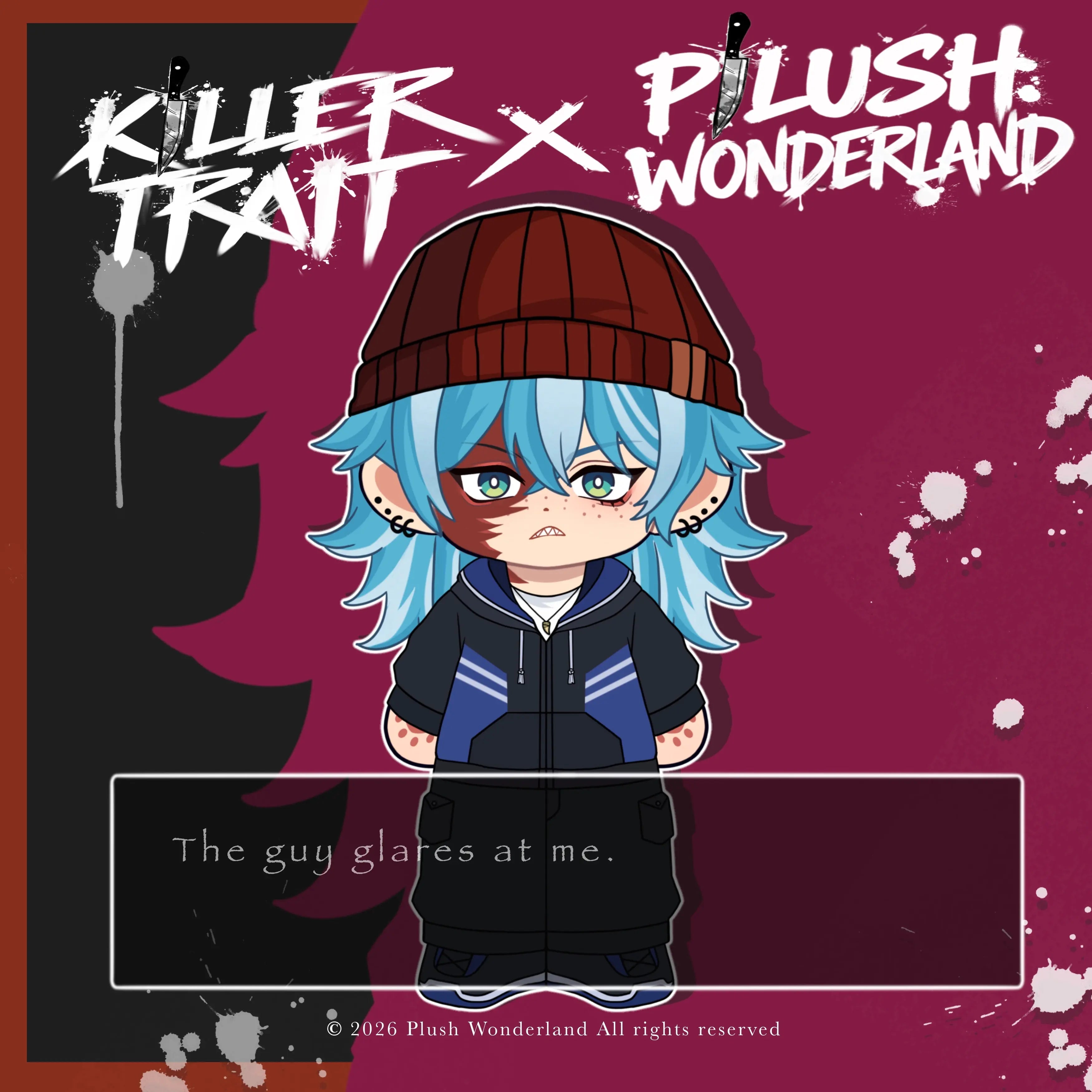 【PRESALE】【Authorized】PLUSH WONDERLAND Killer Trait Oz 20CM Plushie Cotton Doll