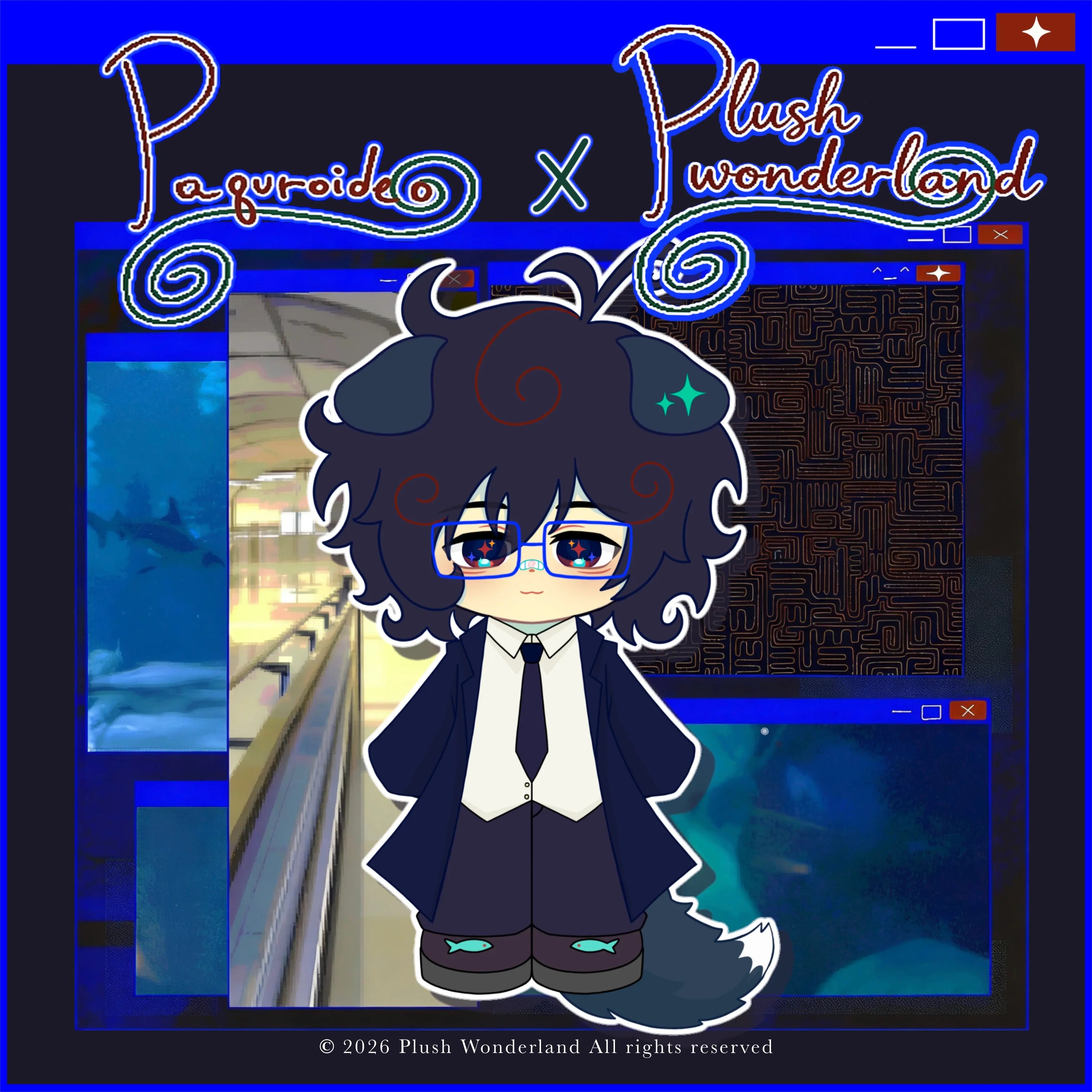 【PRESALE】【Authorized】PLUSH WONDERLAND Paguroideo 20CM Plushie Cotton Doll