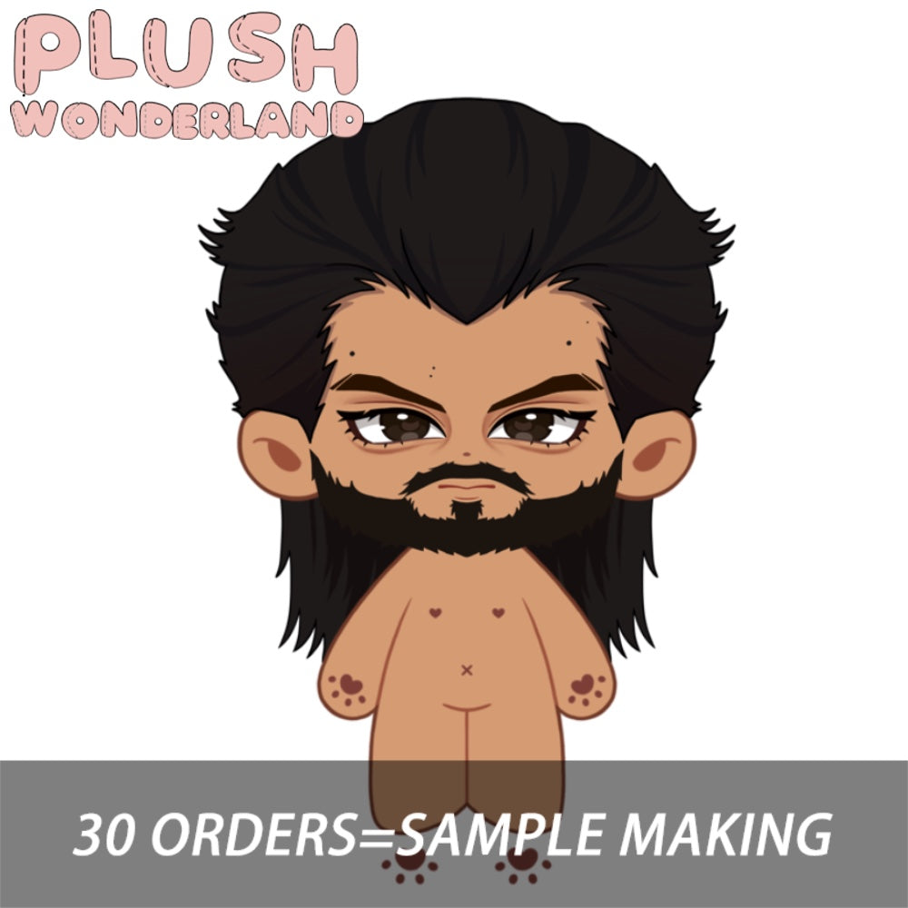 【Plushie Design】PLUSH WONDERLAND Beard Man Plushie 20CM Cotton Doll