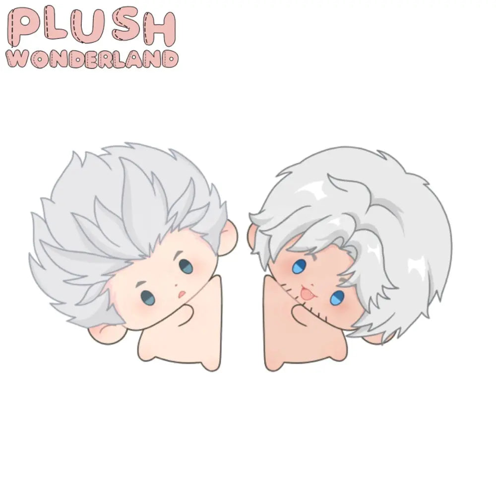 【Plush Design】PLUSH WONDERLAND White Hair Twins Magnetic 10CM Plush Pendant   【Plush Design】PLUSH WONDERLAND White Hair Twins Magnetic 10CM Plush Pendant