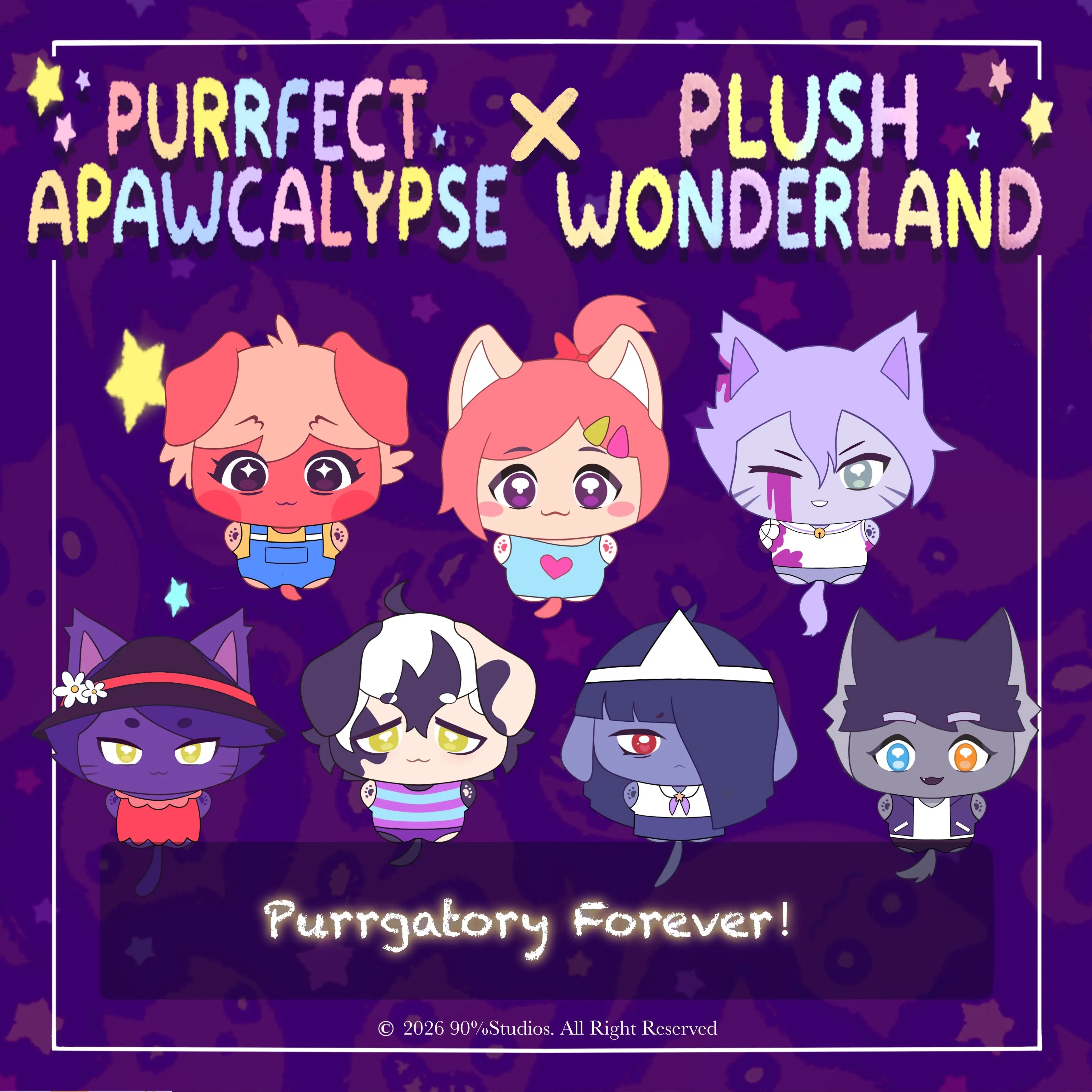 【PRESALE】【Authorized】PLUSH WONDERLAND Purrfect Apawcalypse 10CM Plushie Cotton Doll   【PRESALE】【Authorized】PLUSH WONDERLAND Purrfect Apawcalypse 10CM Plushie Cotton Doll