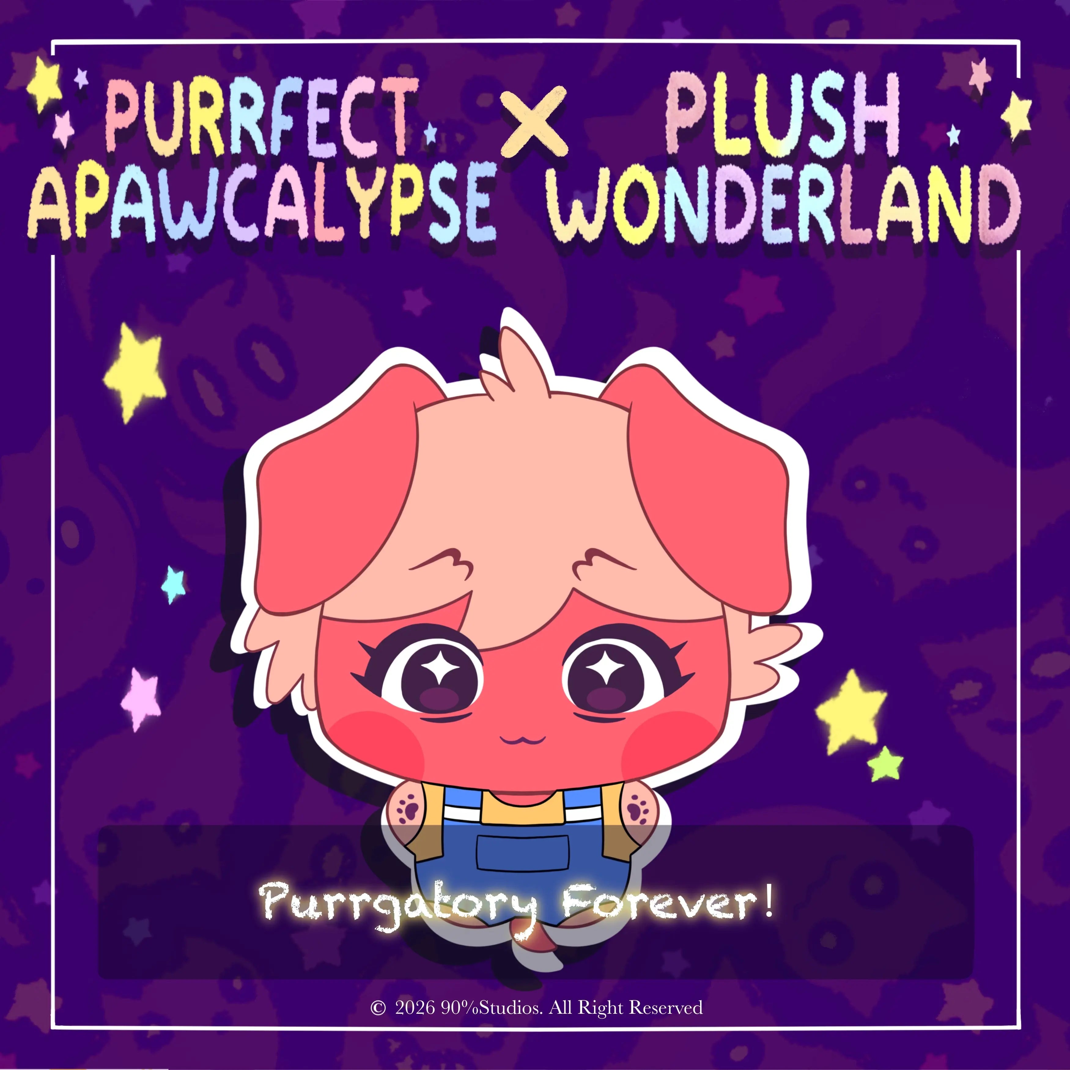 【PRESALE】【Authorized】PLUSH WONDERLAND Purrfect Apawcalypse 10CM Plushie Cotton Doll