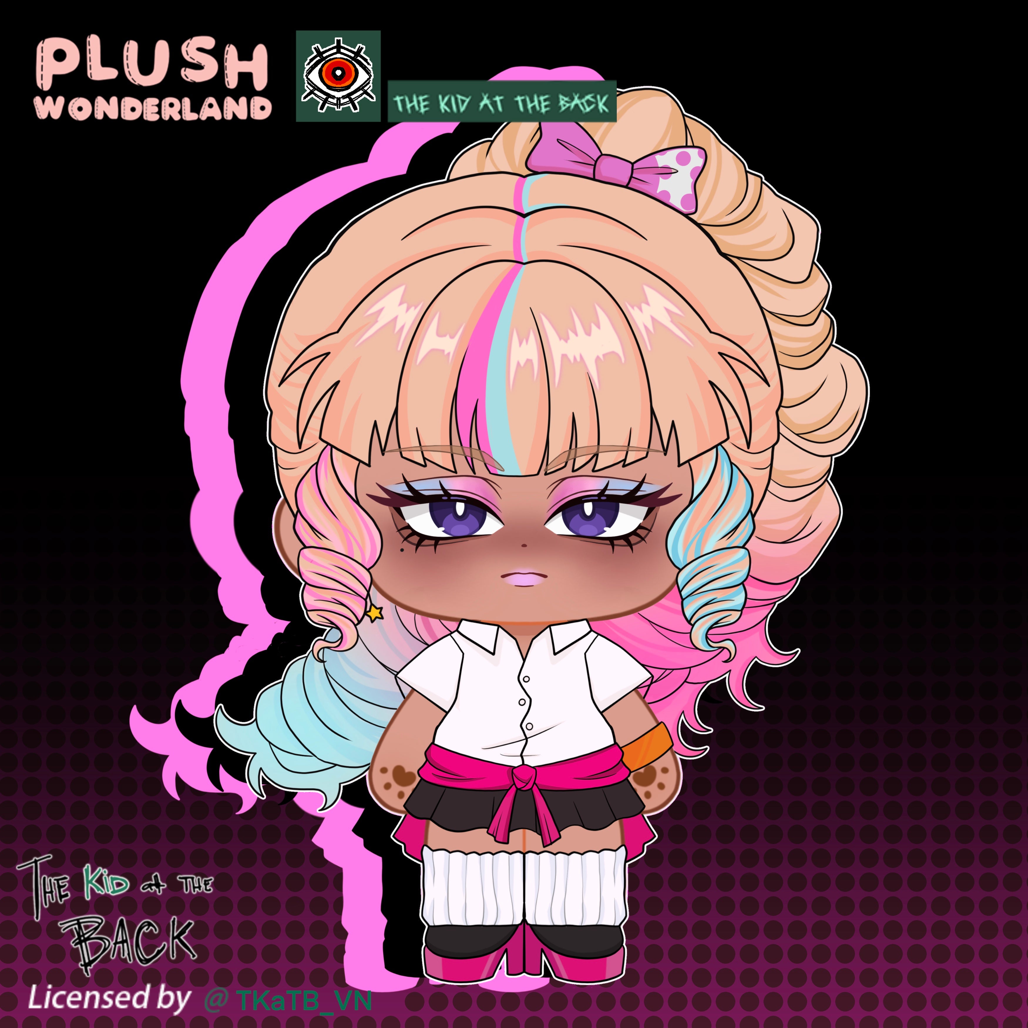 【Poll-Failed】【Authorized】PLUSH WONDERLAND The Kid at the Back Brittney Claire Plushie 20CM Doll FANMADE