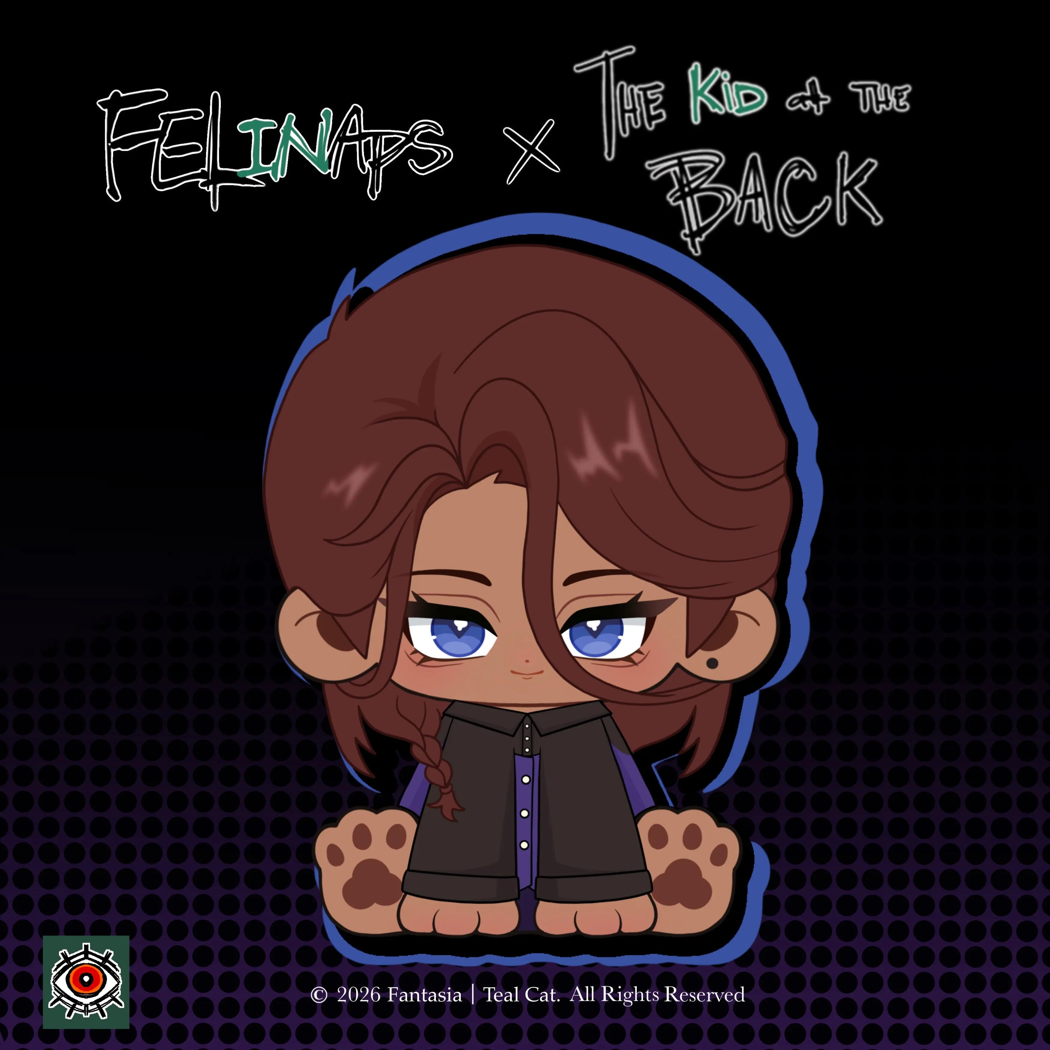 【PRESALE】【Authorized】PLUSH WONDERLAND The Kid at the Back Jericho Ichabod Plushie 6cm Pvc Stand Ornament   【PRESALE】【Authorized】PLUSH WONDERLAND The Kid at the Back Jericho Ichabod Plushie 6cm Pvc Stand Ornament