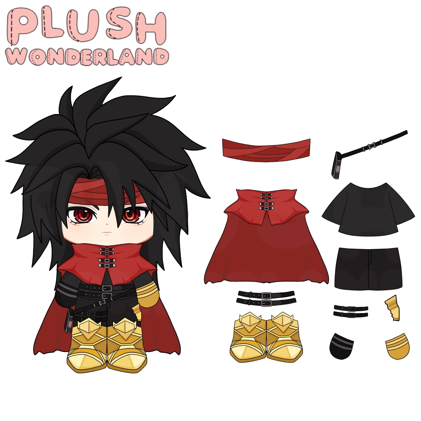【Sample Making】PLUSH WONDERLAND The Power Of Chaos Plushie 20CM Cotton Doll