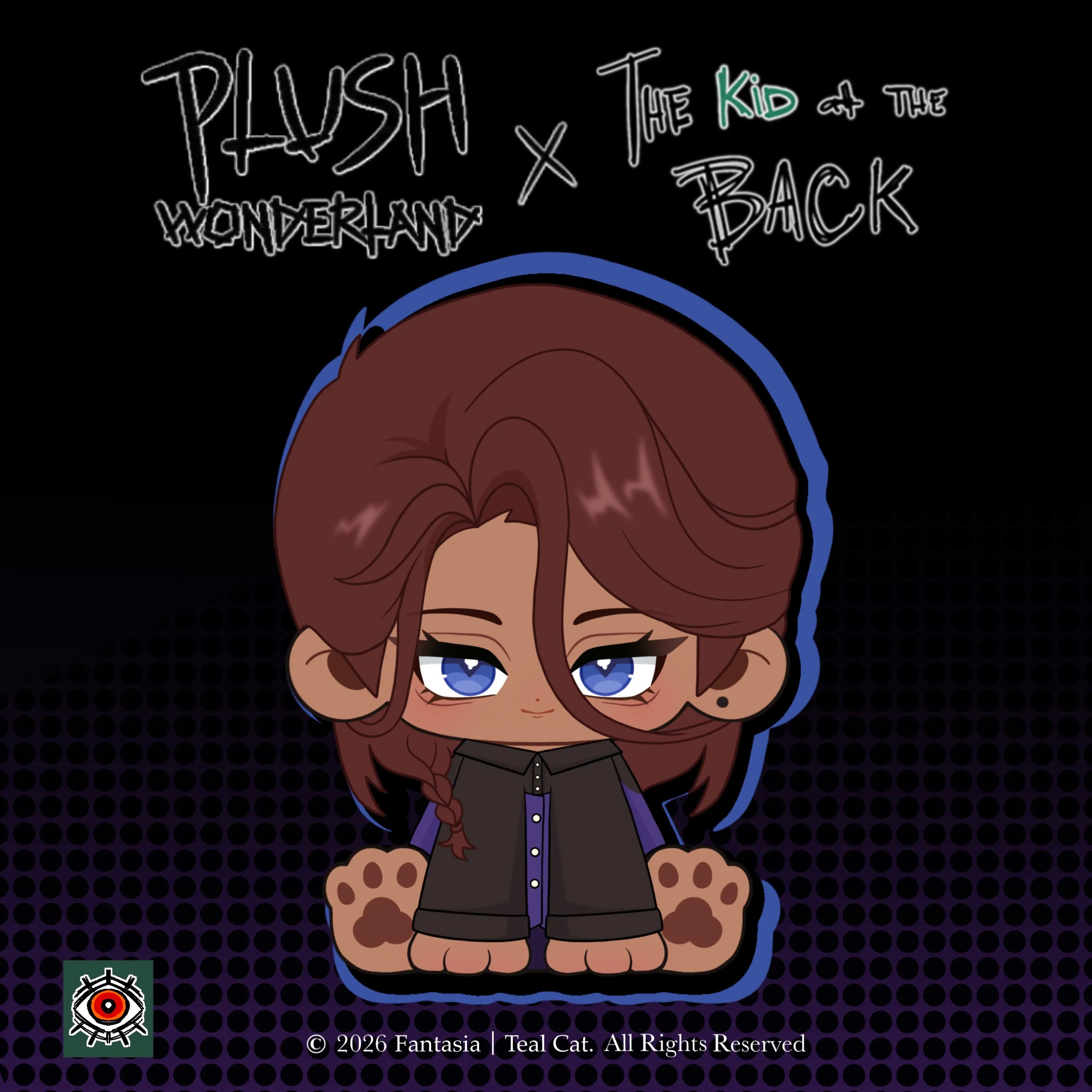 【PRESALE】【Authorized】PLUSH WONDERLAND The Kid at the Back Jericho Ichabod Plushie 6cm Pvc Stand Ornament   【PRESALE】【Authorized】PLUSH WONDERLAND The Kid at the Back Jericho Ichabod Plushie 6cm Pvc Stand Ornament