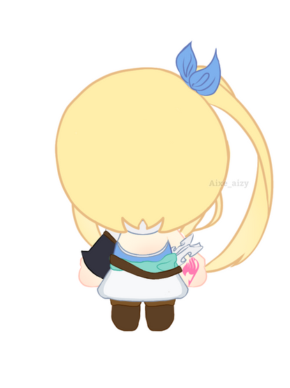 【Poll-Failed】PLUSH WONDERLAND Anime Blonde Mage Plushies Cotton 20CM Doll FANMADE