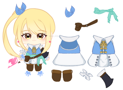 【Poll-Failed】PLUSH WONDERLAND Anime Blonde Mage Plushies Cotton 20CM Doll FANMADE