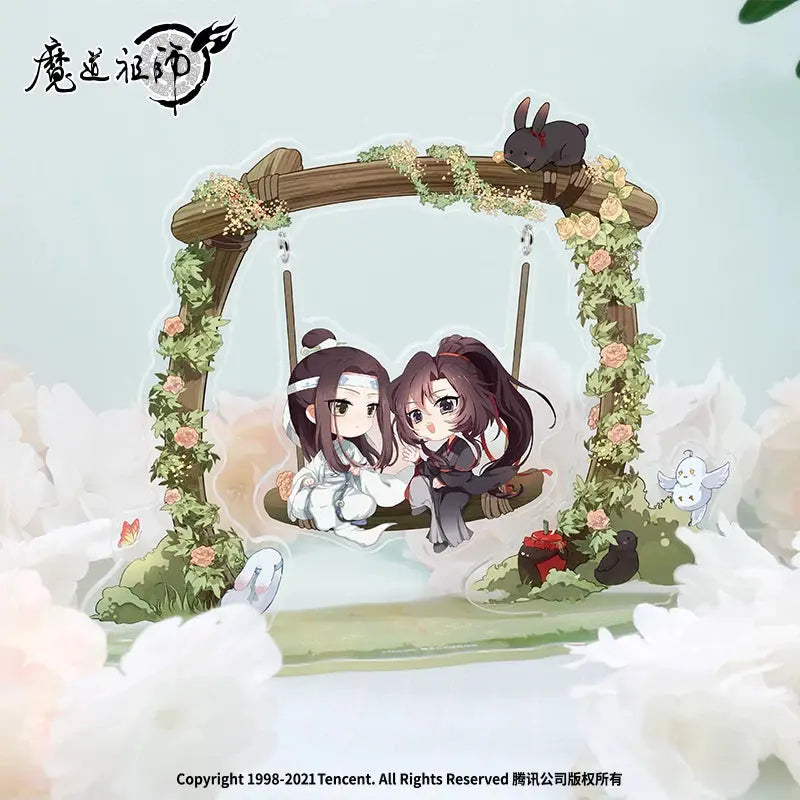 [Acrylic Standee] Mo Dao Zu Shi Two‑Character Flower Swing Standee