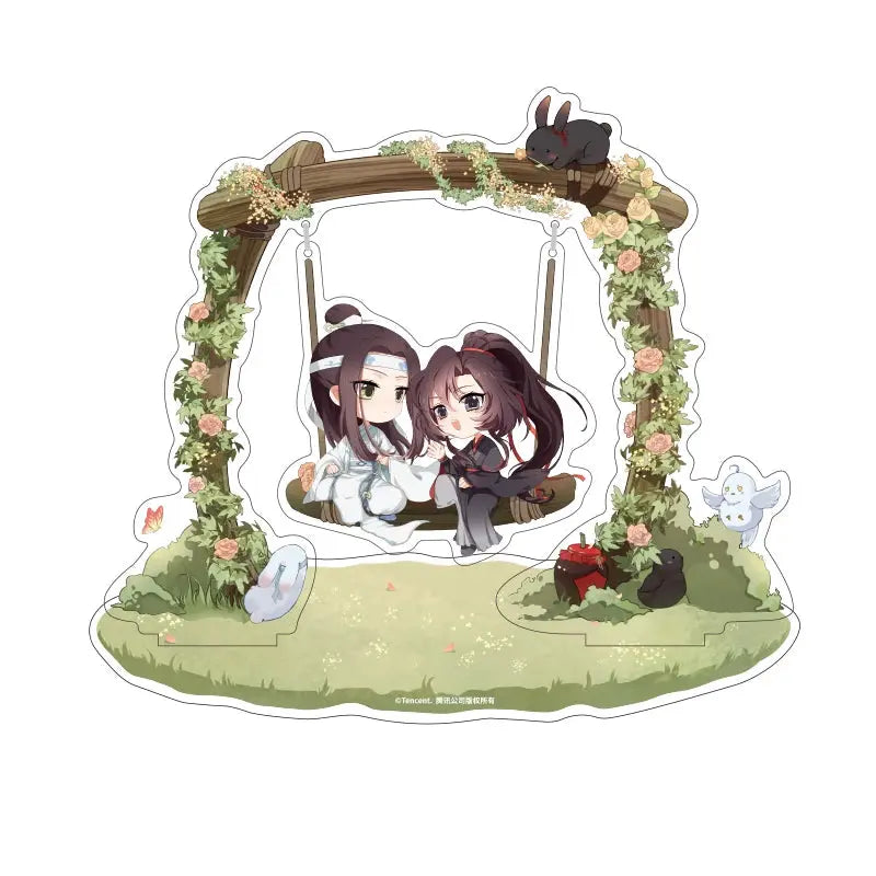 [Acrylic Standee] Mo Dao Zu Shi Two‑Character Flower Swing Standee