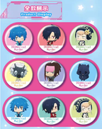 【In Stock】PLUSH WONDERLAND Dramatic Murder Character Badge Acrylic Transparent Card - plushwonderland