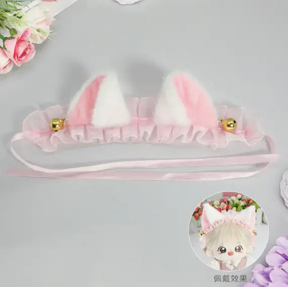 【INSTOCK】PLUSH WONDERLAND Bell Cat Headband 20CM Doll Accessories   【INSTOCK】PLUSH WONDERLAND Bell Cat Headband 20CM Doll Accessories