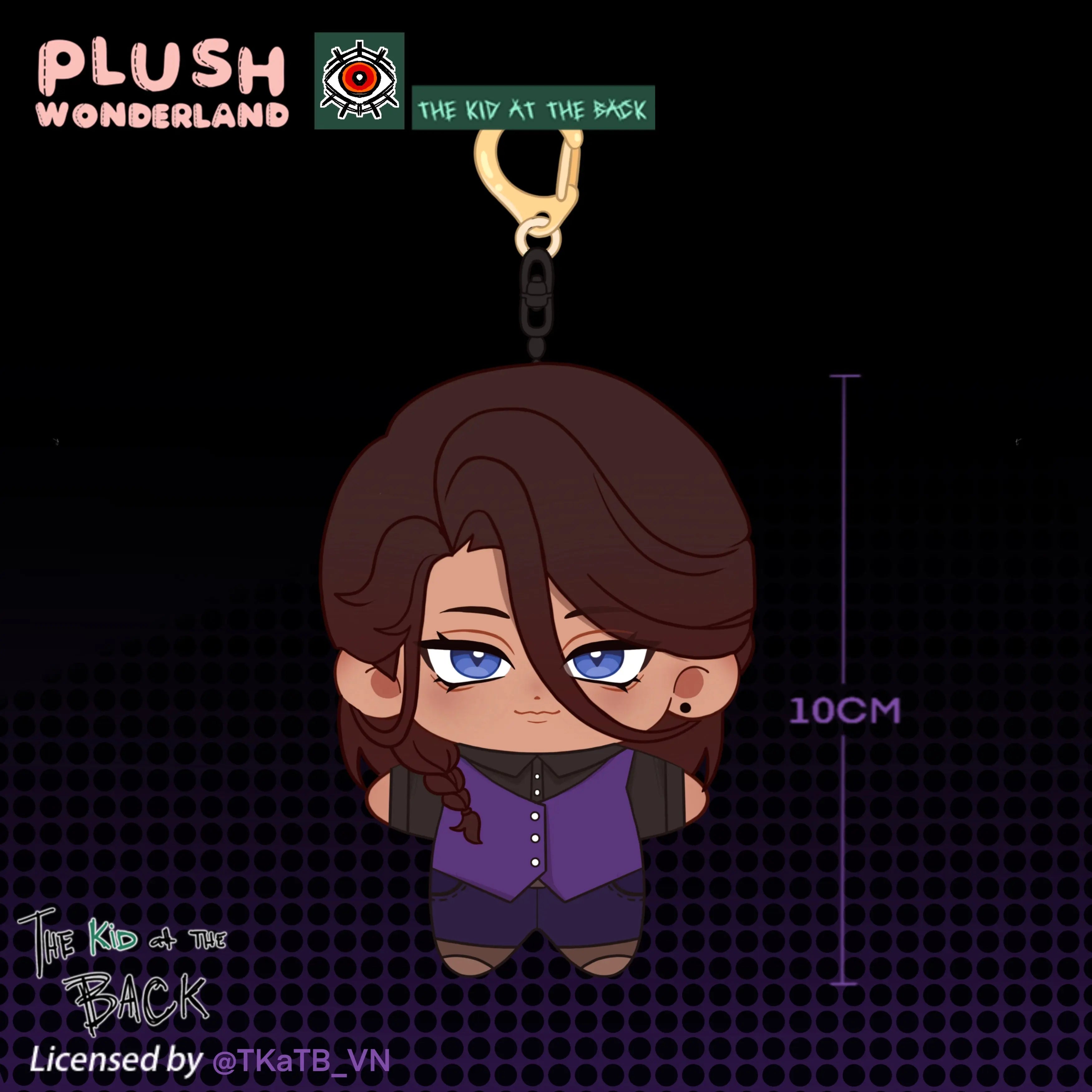【Authorized】【PRESALE】【10CM Doll】PLUSH WONDERLAND The Kid at the Back Jericho Ichabod Plushie 10CM Doll Pendant