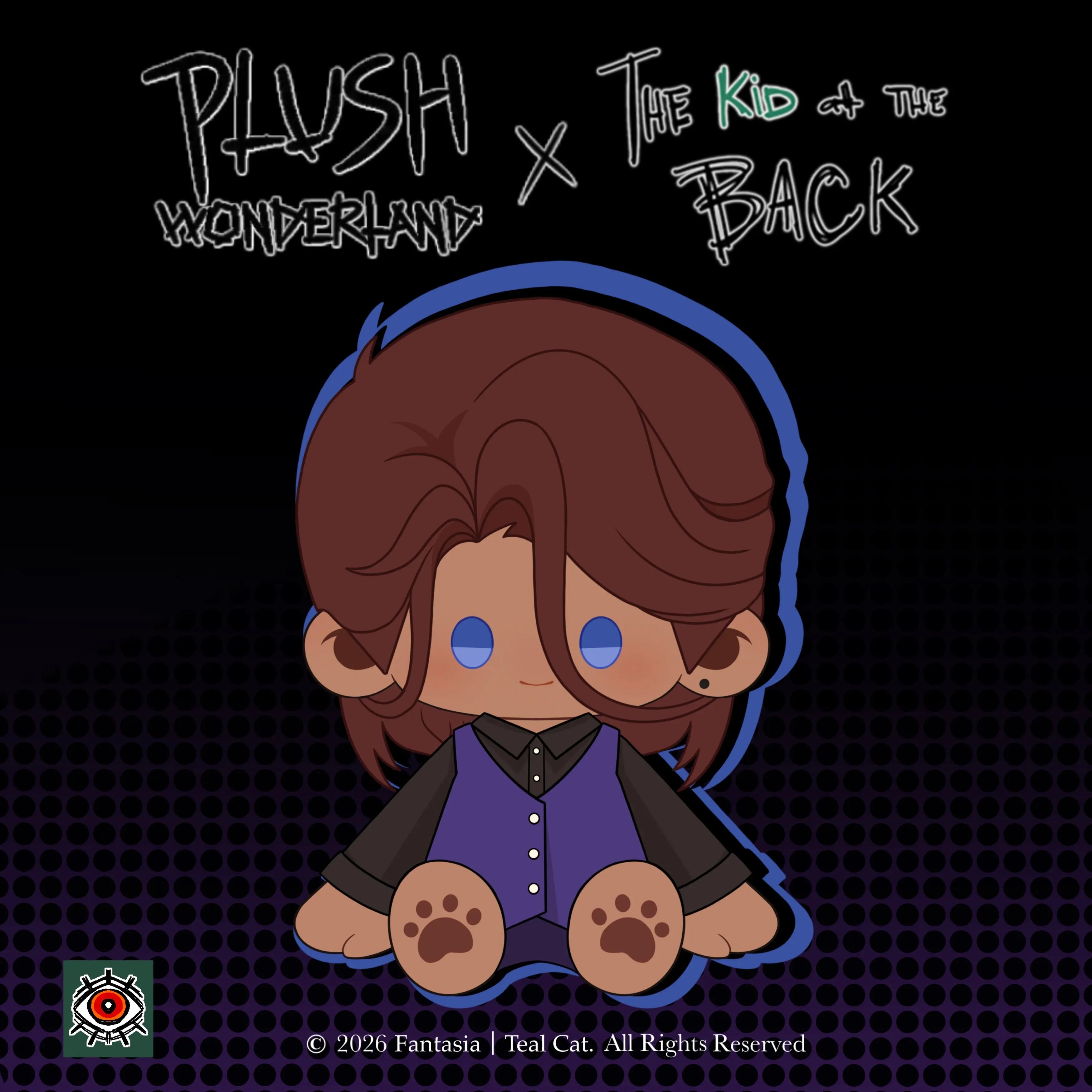 【Authorized】【PRESALE】PLUSH WONDERLAND The Kid at the Back Jericho Ichabod Plushie 40CM Cotton Doll Authorized   【Authorized】【PRESALE】PLUSH WONDERLAND The Kid at the Back Jericho Ichabod Plushie 40CM Cotton Doll Authorized