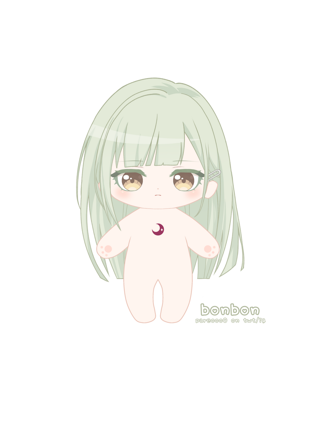 【Umfrage gescheitert】Plüschtier aus dem Wunderland Muu, 20 cm, aus Baumwolle, hergestellt von Fans