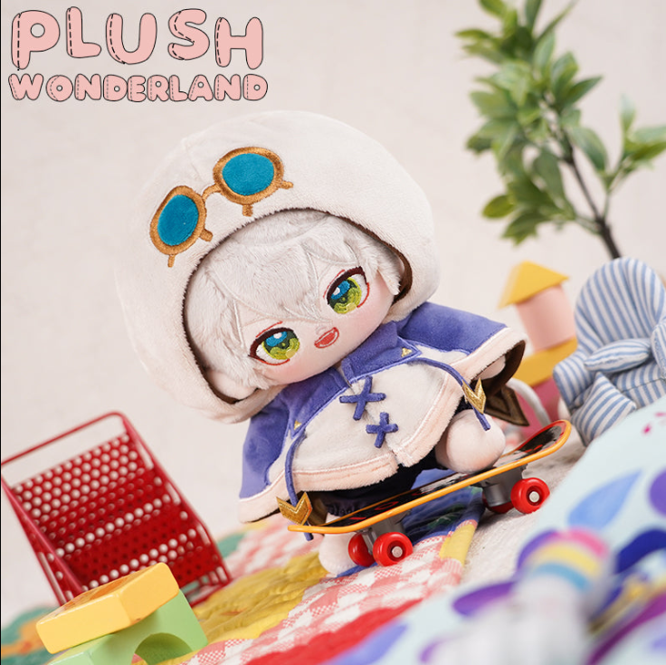 【Nur für US-Adressen】【Begrenzter Vorrat】 Plüsch-Wunderland-Puppe mit Kleidung, 20 cm, Fan-Herstellung