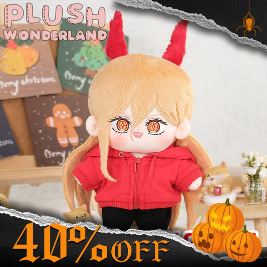 【Halloween 40% OFF】【Last Batch】【In Stock】PLUSH WONDERLAND Blood Fiend Anime Cotton Doll Plush 20 CM FANMADE