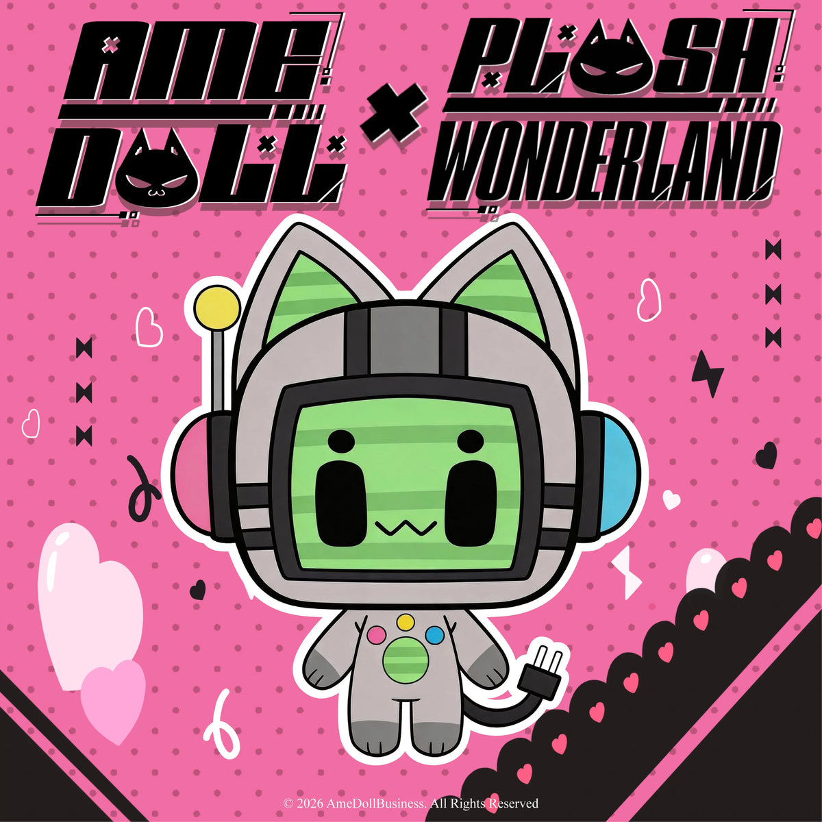 [10CM Doll] [Authorized] Amedoll Plushie Keychain