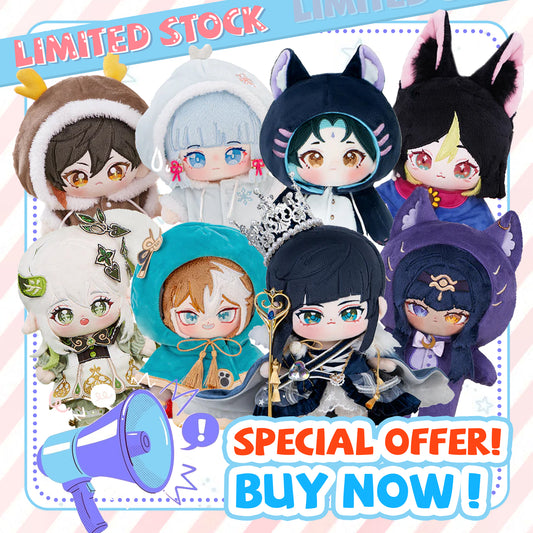 【Only For US Address】【Limited Stock】 PLUSH WONDERLAND  Doll With Clothes Plush 20CM FANMADE