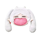 【INSTOCK】PLUSH WONDERLAND White Long Hair Girl Crossbody Bag Itabag FANMADE