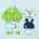 20CM Clothes Only-Green Dinosaur