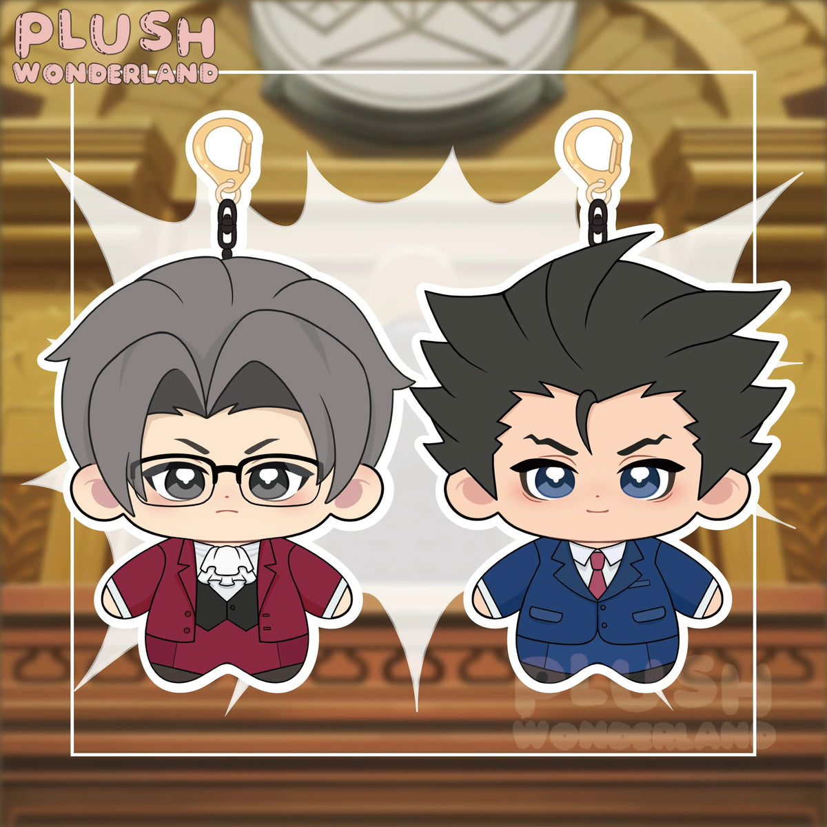 【Plushie Design】Genius prosecutor 10CM Doll Pendant Keychain FANMADE