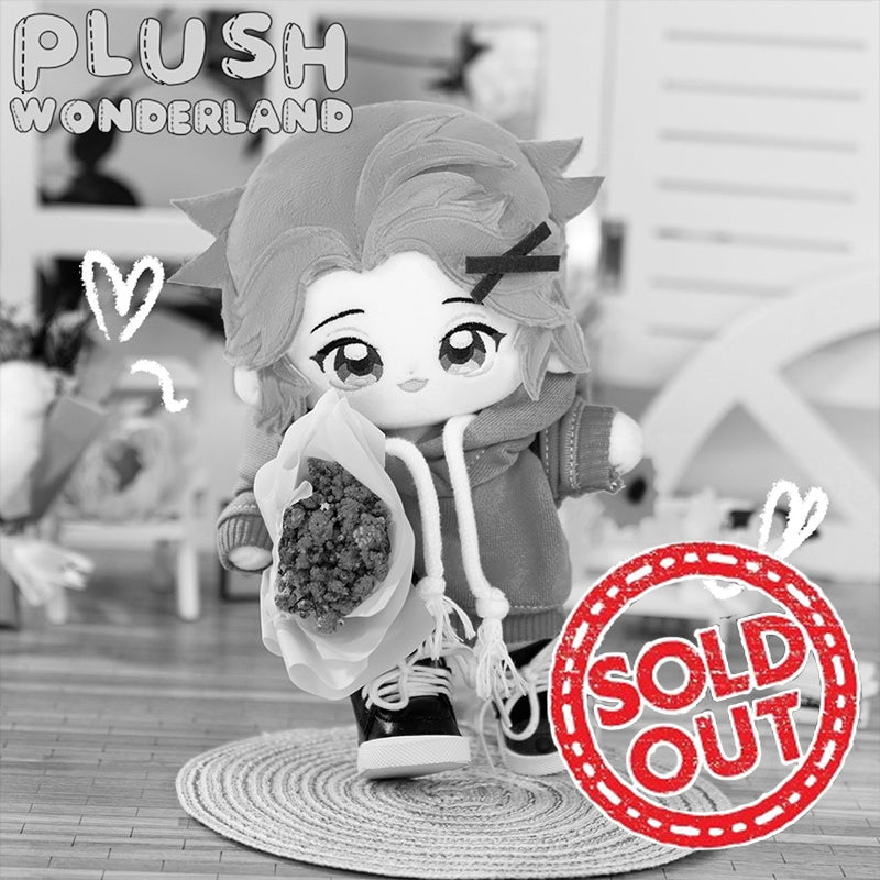 【Ausverkauft】Plüschtier „Wunderland“ – Blonder Welpe aus Baumwolle, handgefertigt, 20 cm