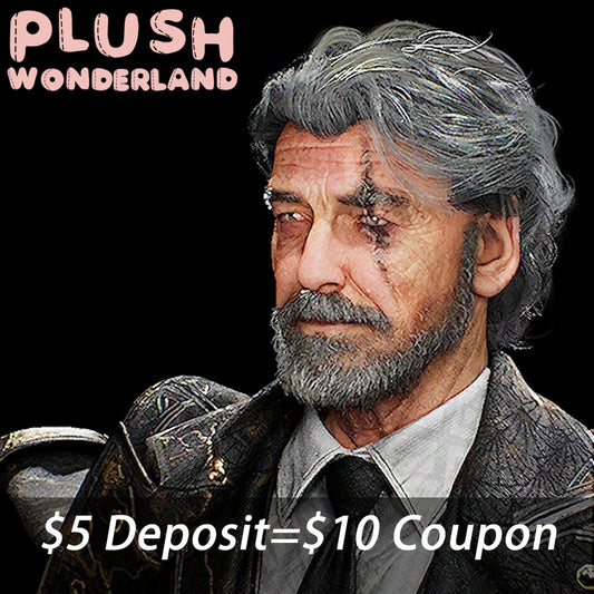 【INTEREST CHECK】【POLL】【DEPOSIT】PLUSH WONDERLAND The man with White hair 20CM Cotton Doll