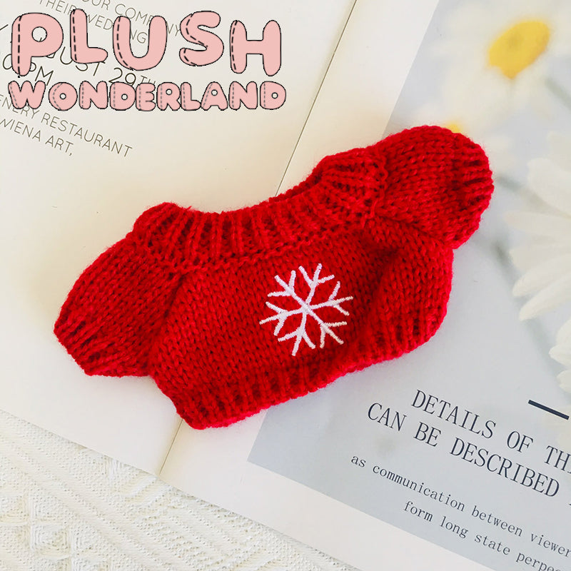 【SOFORT VERFÜGBAR】Weihnachtspullover aus dem Wunderland-Stil für 20 cm große Puppen