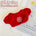 【Auf Lager】Roter Schneeflockenpullover