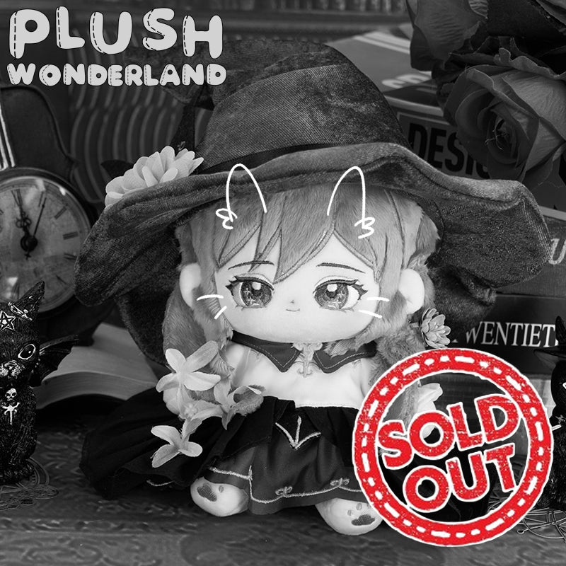 【Ausverkauft】Plüschtier „Wunderland Rose Witch“ aus Baumwolle, 20 cm, Fan-Herstellung