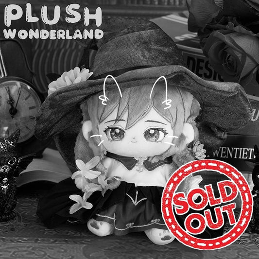 【Sold Out】PLUSH WONDERLAND Rose Witch Cotton Doll Plush 20 CM FANMADE