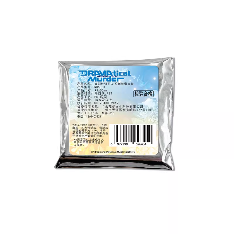 【In Stock】PLUSH WONDERLAND Dramatic Murder Character Badge Acrylic Transparent Card - plushwonderland