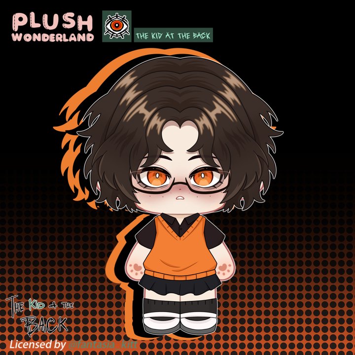 【Poll-Failed】【Authorized】PLUSH WONDERLAND The Kid at the Back Jessie Citrus Cotton Doll Plushie 20CM Doll