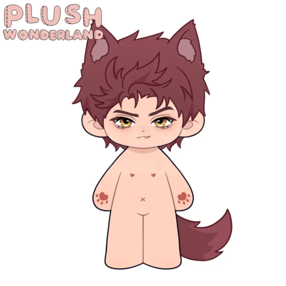 【Plush Design】PLUSH WONDERLAND Red Wolf 20 CM Doll FANMADE   【Plush Design】PLUSH WONDERLAND Red Wolf 20 CM Doll FANMADE