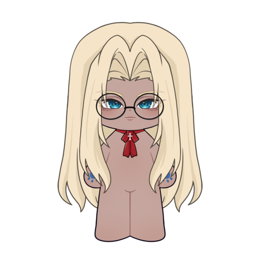 【Sample Making】PLUSH WONDERLAND White Hair Plushie 20CM Cotton Doll FANMADE