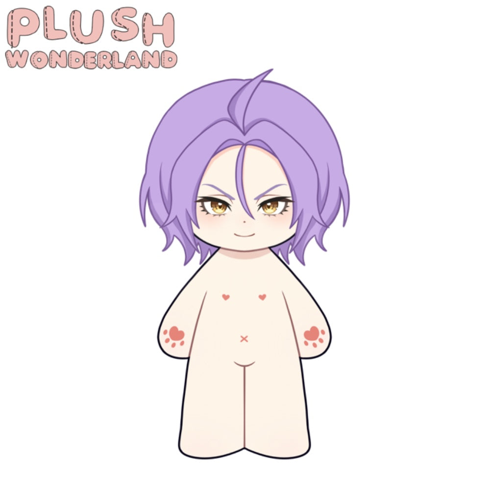 【Plushie Design】 Lilac‑Haired Knight Youth 20CM Cotton Doll FANMADE