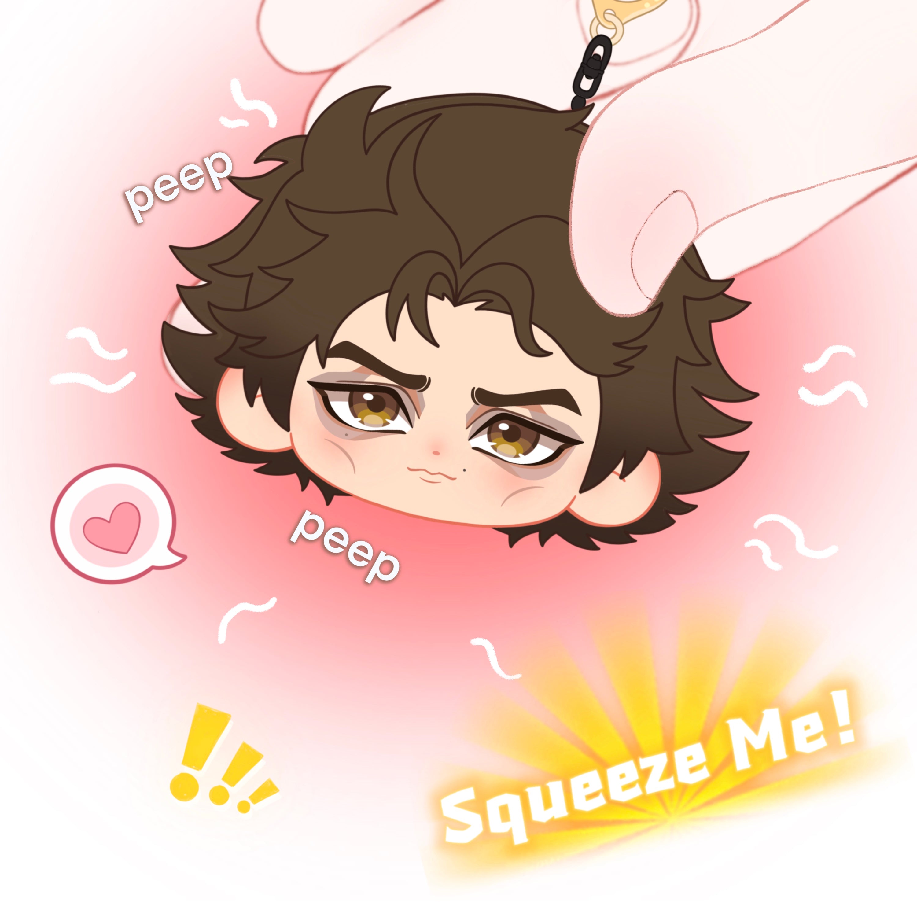 Viktor 10CM  Plush Keychain