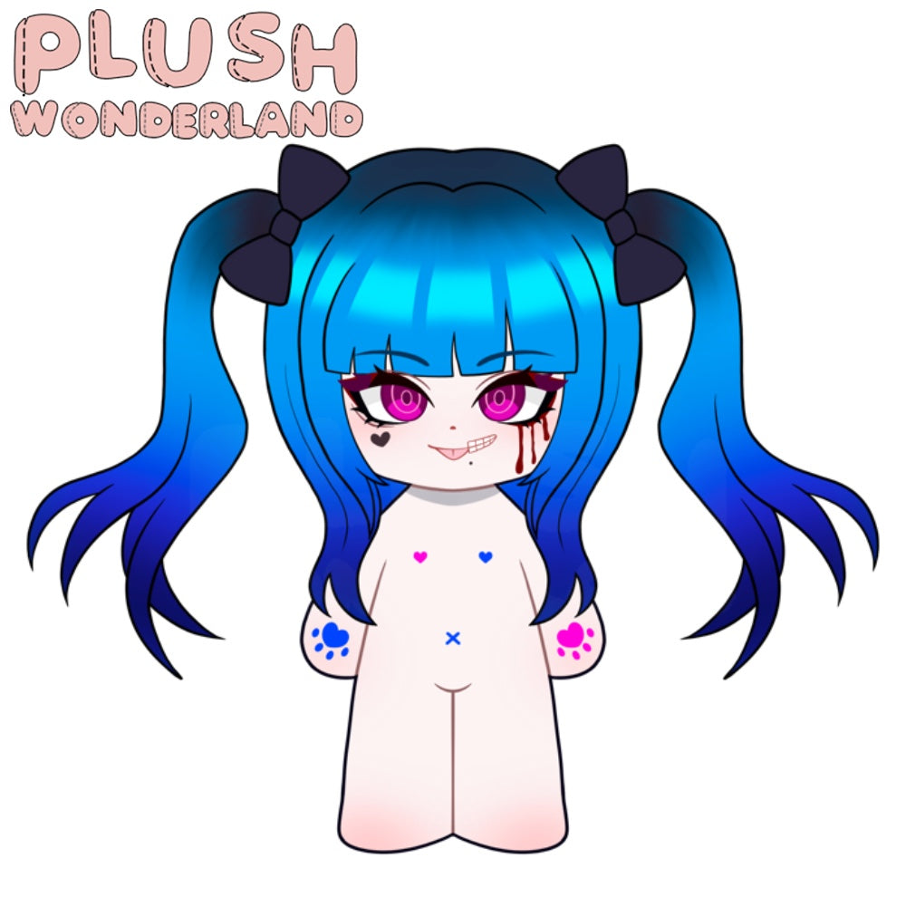 【Plushie Design】PLUSH WONDERLAND Blue Twintails 20CM Cotton Doll