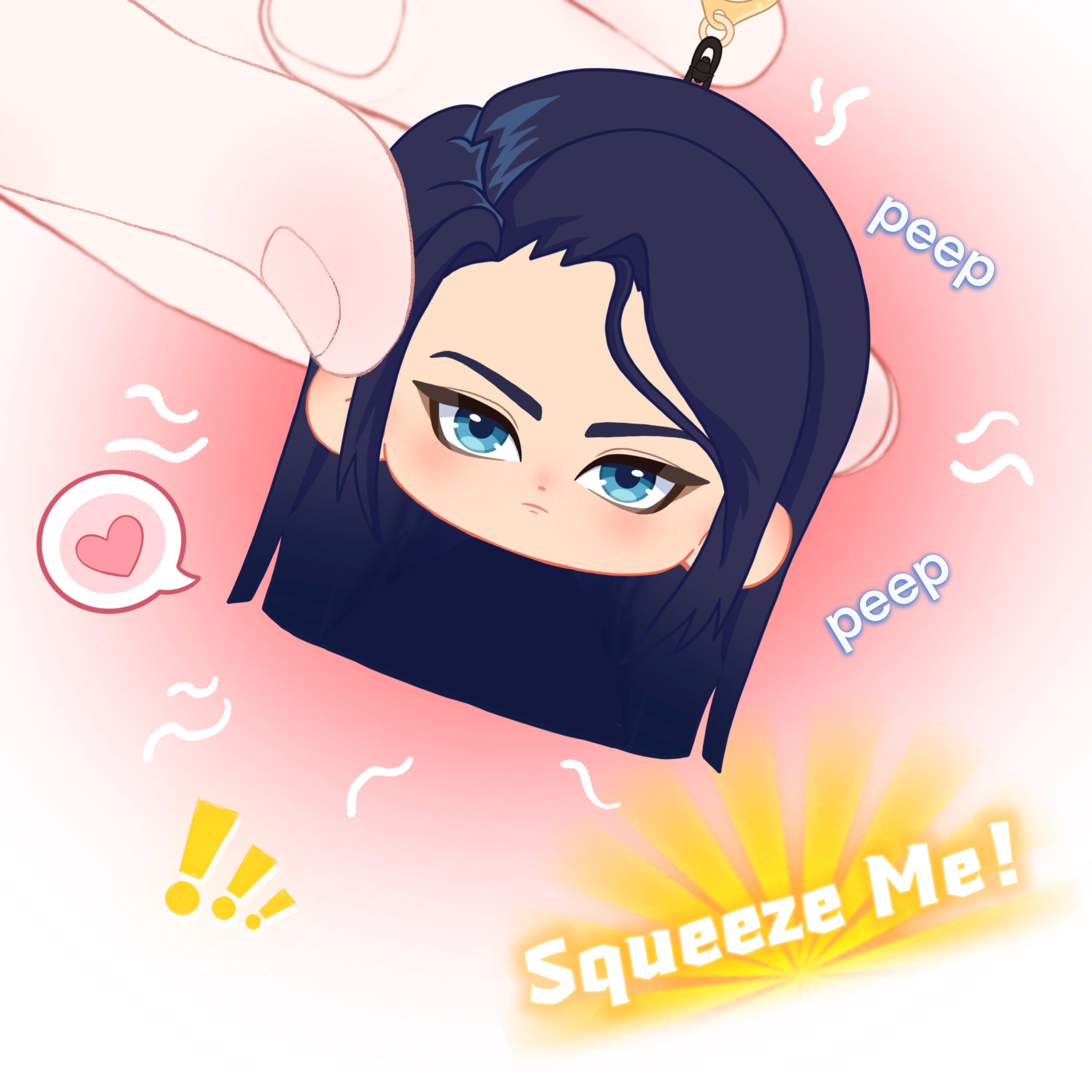 Caitlyn 10CM Plush Keychain