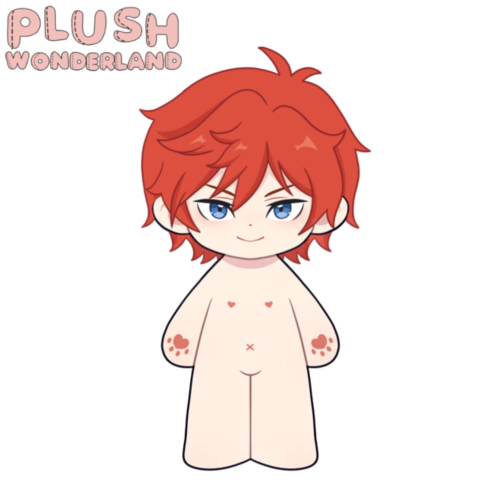 【Plushie Design】 Bright Red‑Haired Knight 20CM Cotton Doll FANMADE