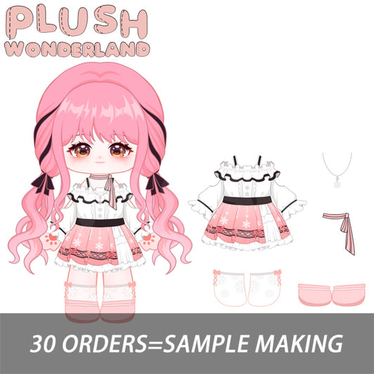 【Plushie Design】PLUSH WONDERLAND Pink Girl Plushie 20CM Cotton Doll