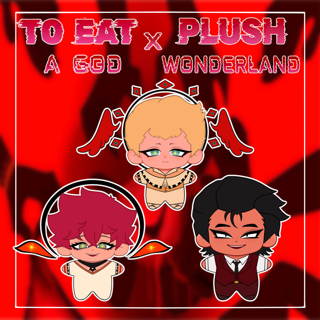 【PRESALE】【Authorized】PLUSH WONDERLAND To Eat A God Nulla/Unum/Septem Plushie 10CM Doll Pendant Keychain