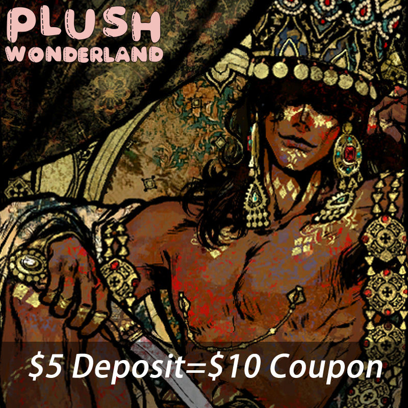 【INTEREST CHECK】【POLL】【DEPOSIT】PLUSH WONDERLAND King of the Sultan Plushie  20CM Cotton Doll
