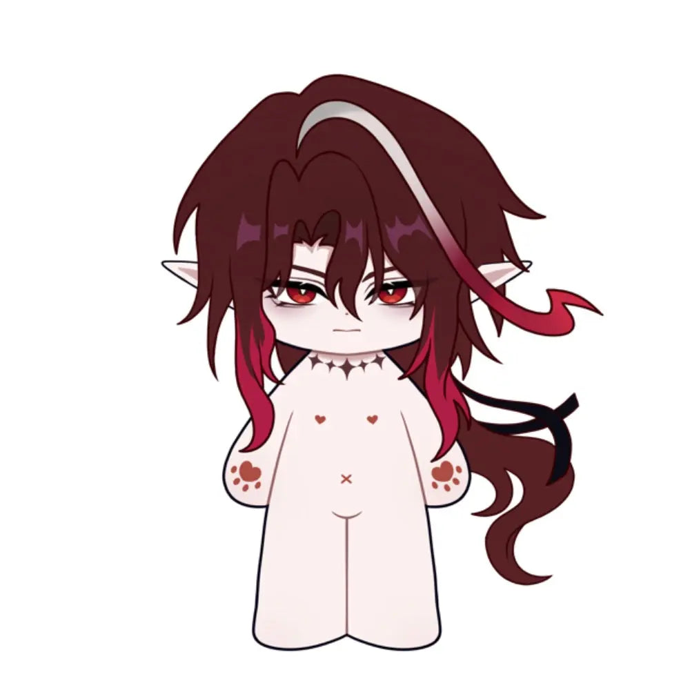 【Plush Design】PLUSH WONDERLAND Crimson Man 20CM Cotton Doll FANMADE   【Plush Design】PLUSH WONDERLAND Crimson Man 20CM Cotton Doll FANMADE