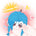 【PRESALE】Blue Bomb 10CM Squeaker Doll Only