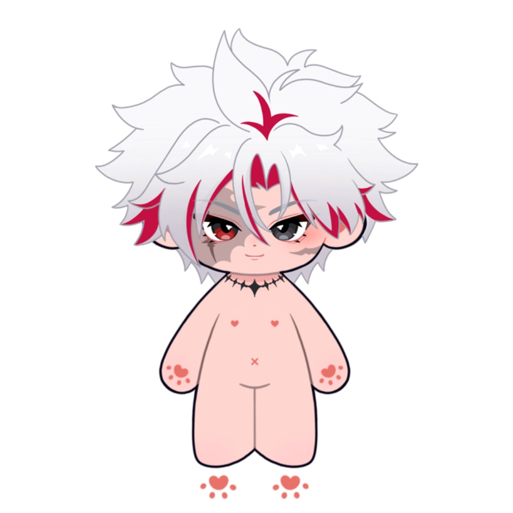 【Plushie Design】PLUSH WONDERLAND Red Scar Plushie 20CM Cotton Doll