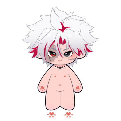 【Plushie Design】PLUSH WONDERLAND Red Scar Plushie 20CM Cotton Doll