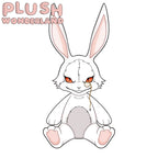 【Poll-Failed】PLUSH WONDERLAND Demon RB  Plushie 30CM Cotton Doll Rabbit FANMADE